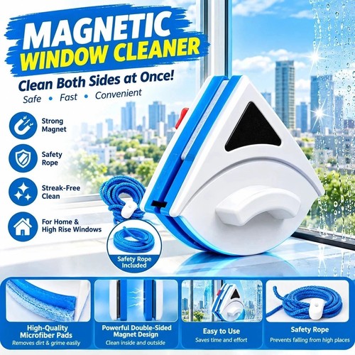 Magnetic window cleaner - window, tool