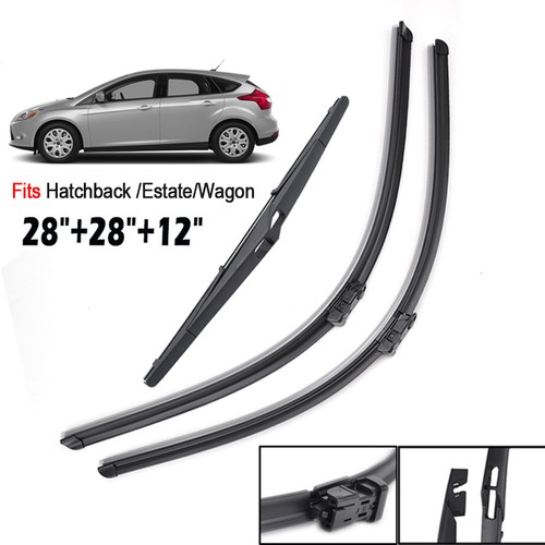 3pcs set front rear - rear, windscreen