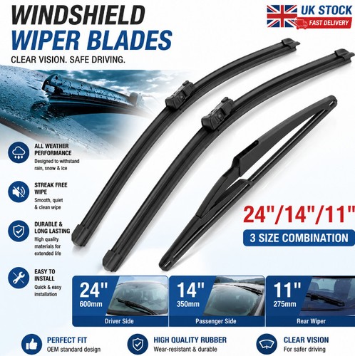 3pcs front rear windscreen - 3pcs,